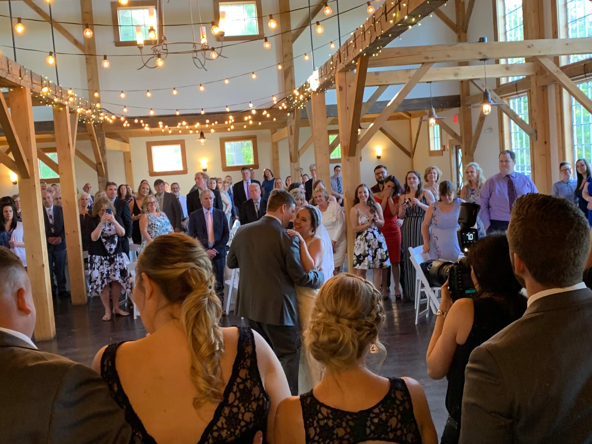 Matt + Kim’s Peirce Farm at Witch Hill Wedding photo 2