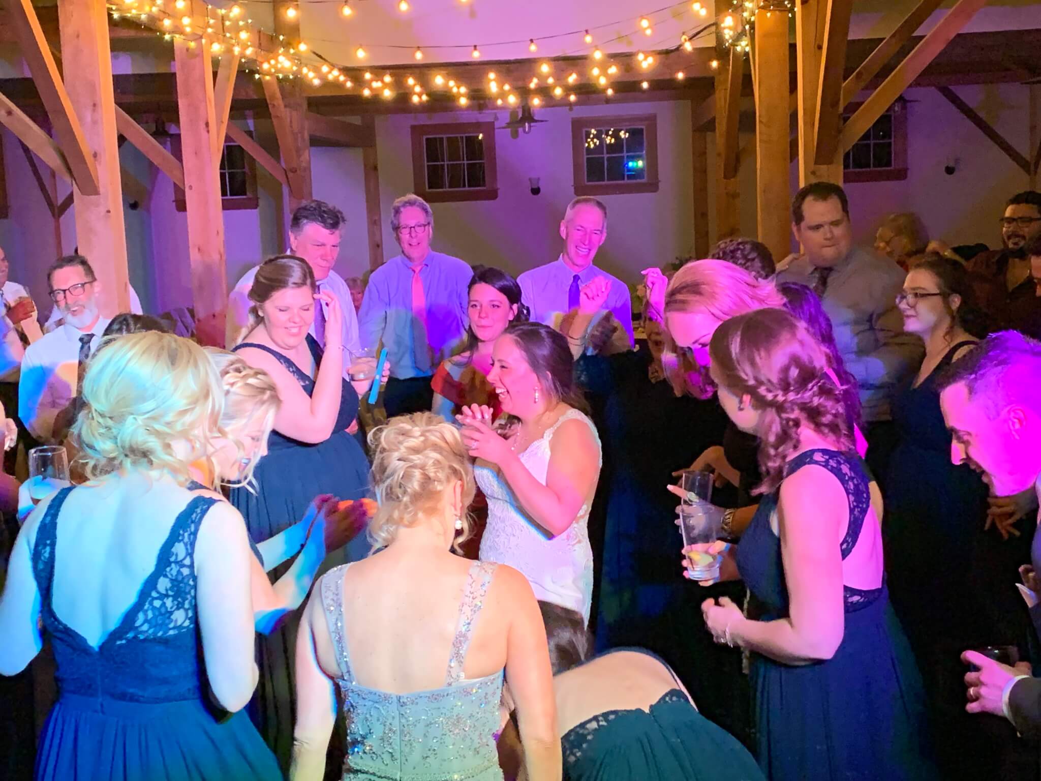 Matt + Kim’s Peirce Farm at Witch Hill Wedding photo 4