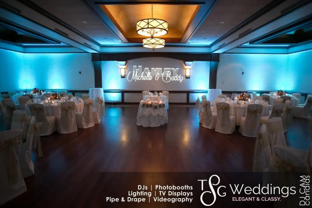 Wedding celebration and lighting at Cafe Escadrille - Burlington, gallery photo 12