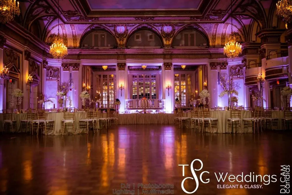 Wedding celebration and lighting at Fairmont Copley Plaza, gallery photo 8