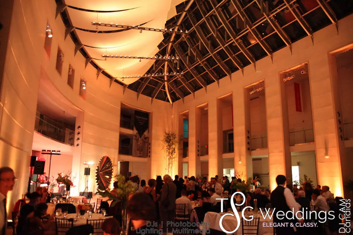 Wedding celebration and lighting at Peabody Essex Museum, gallery photo 16