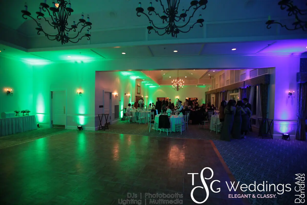 Wedding celebration and lighting at Le Baron Hills Country Club, gallery photo 2