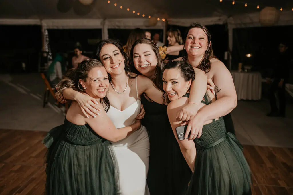 Wedding celebration and lighting at Glen Magna Farm, gallery photo 9