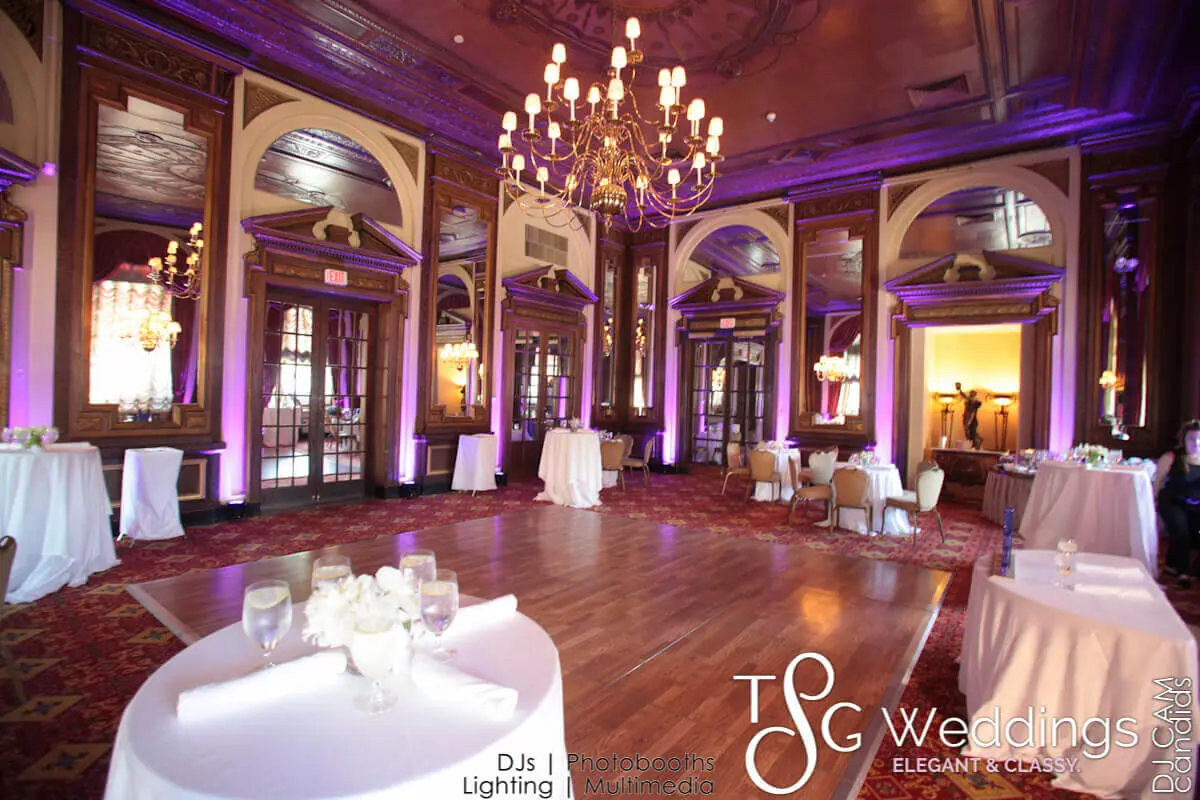 Wedding celebration and lighting at Fairmont Copley Plaza, gallery photo 13