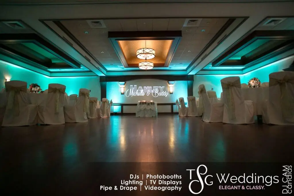 Wedding celebration and lighting at Cafe Escadrille - Burlington, gallery photo 30