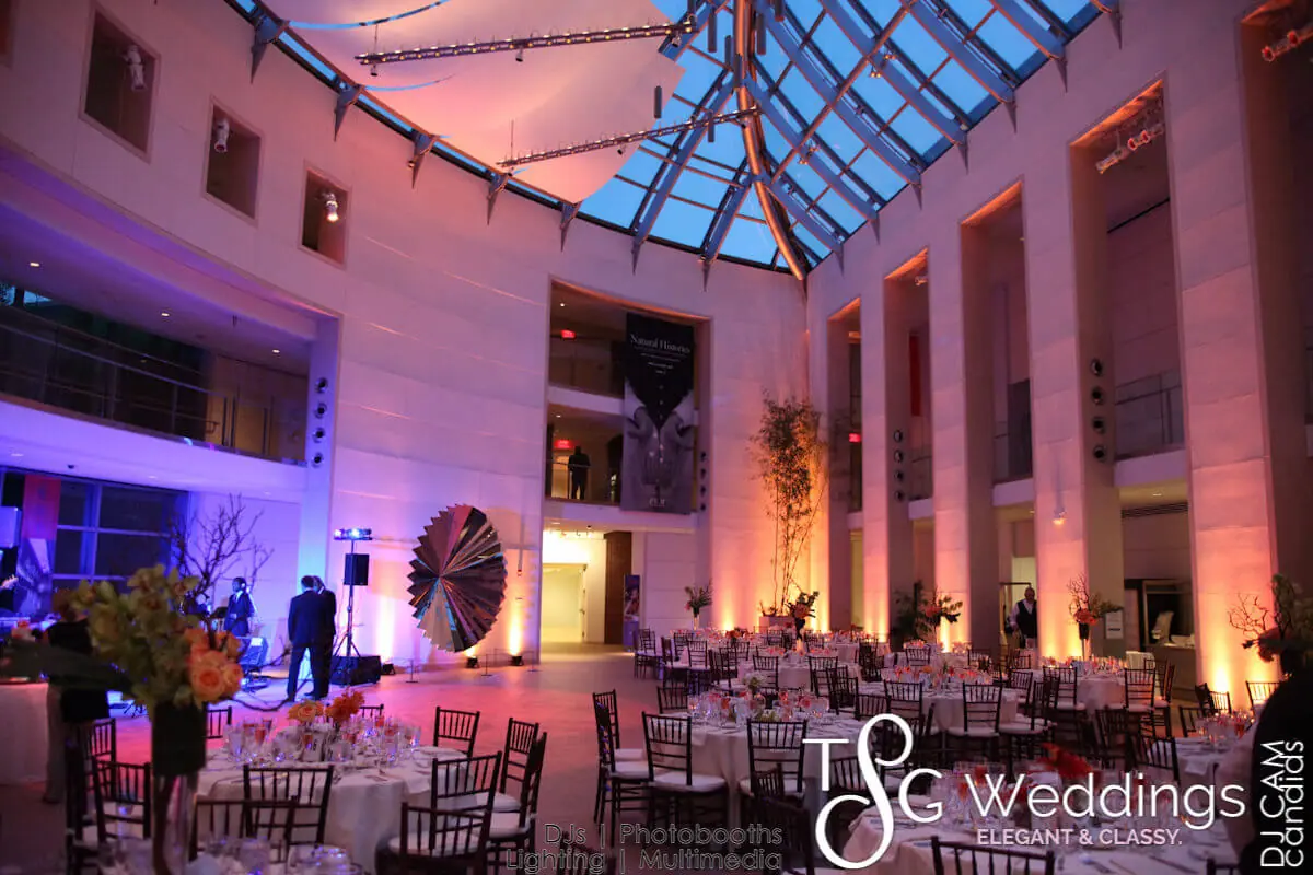 Wedding celebration and lighting at Peabody Essex Museum, gallery photo 15