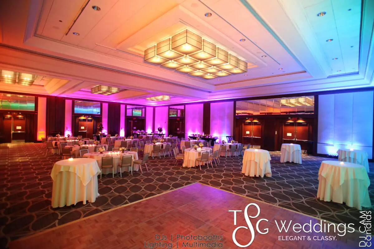Wedding celebration and lighting at Westin Hotel, gallery photo 17