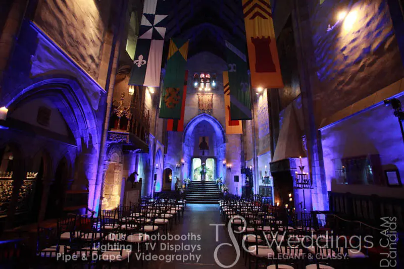 Wedding celebration and lighting at Hammond Castle, gallery photo 8