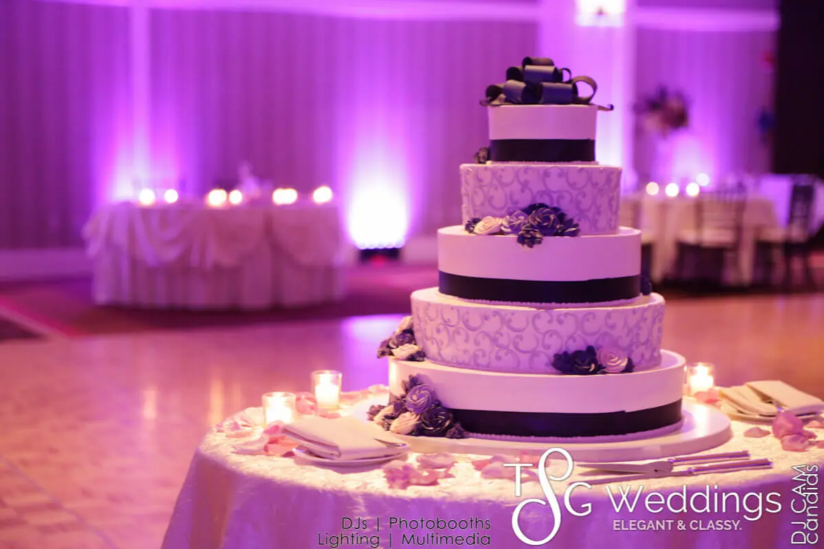 Wedding lighting at Four Points Sheraton