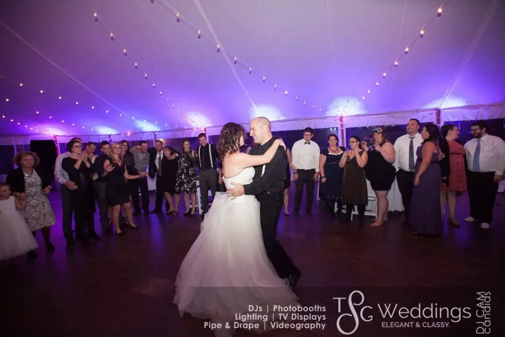 Wedding celebration and lighting at Moraine Farm - Beverly, gallery photo 10
