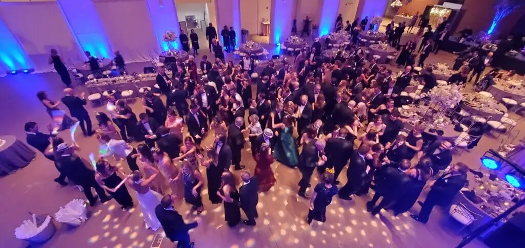 Wedding celebration and lighting at Peabody Essex Museum, gallery photo 27