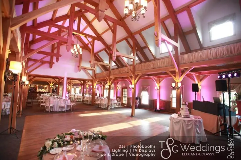 Wedding lighting at Harrington Farm - Princeton