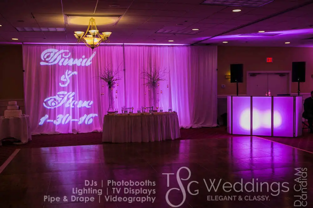 Wedding celebration and lighting at Holiday Inn Peabody, gallery photo 19
