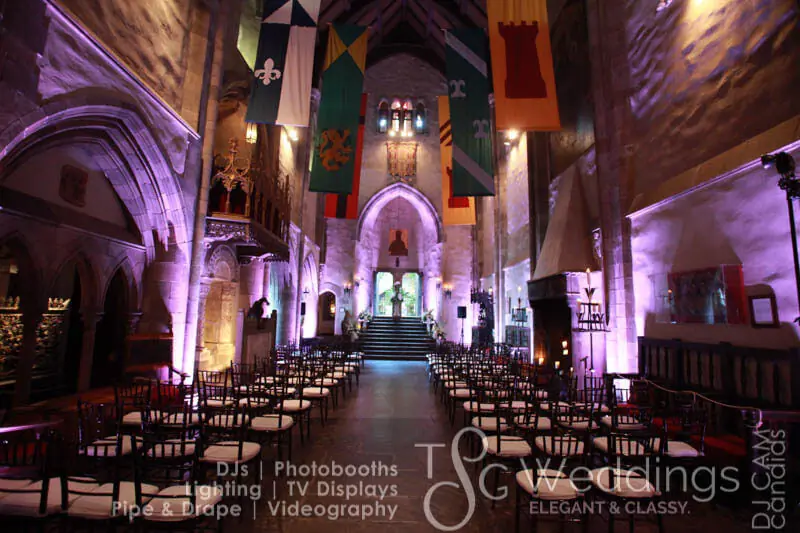 Wedding celebration and lighting at Hammond Castle, gallery photo 1