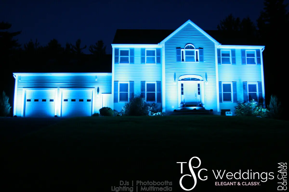 Wedding celebration and lighting at Private Home, gallery photo 4