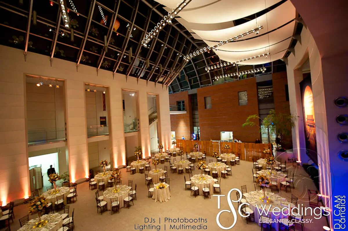 Wedding celebration and lighting at Peabody Essex Museum, gallery photo 18