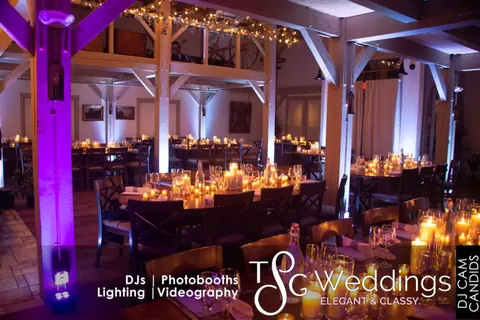 Wedding celebration and lighting at Grove at Briar Barn Inn, gallery photo 15