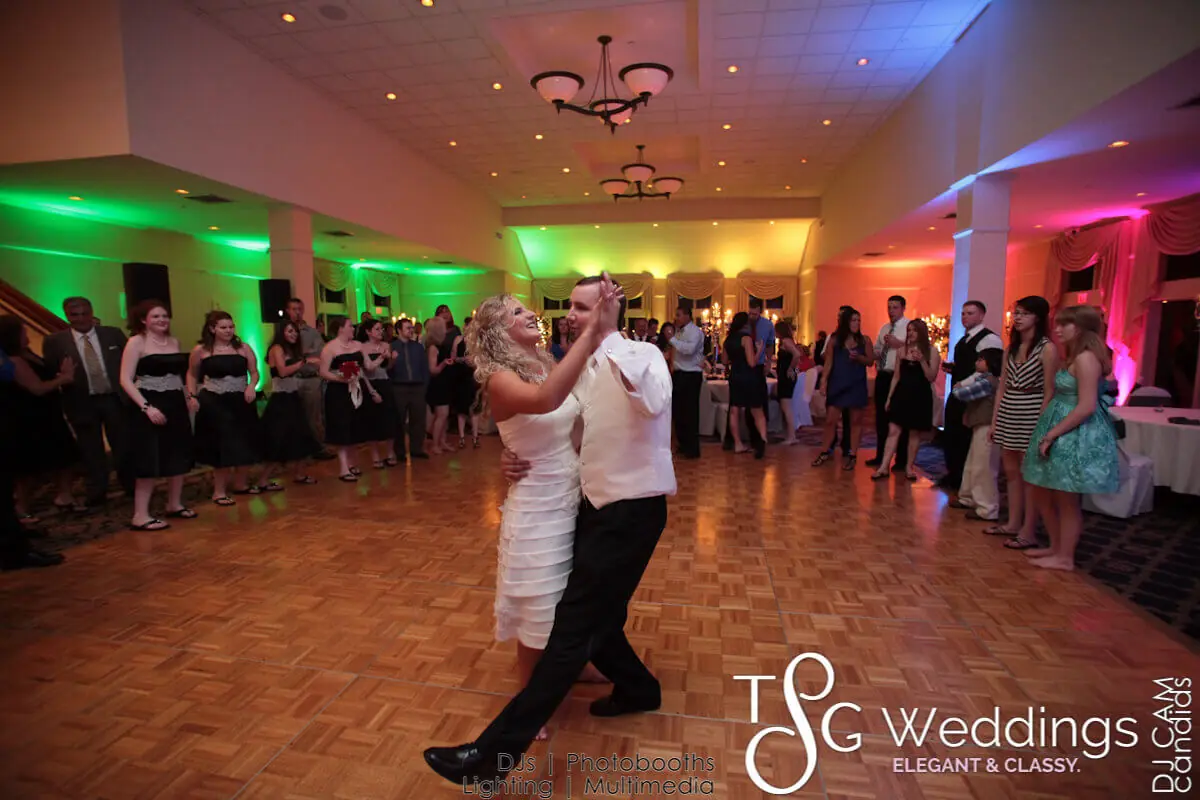 Wedding celebration and lighting at Atkinson Country Club, gallery photo 12
