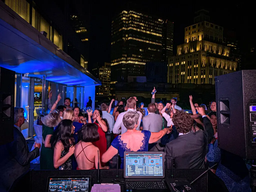 Wedding lighting at 9OFS - Boston