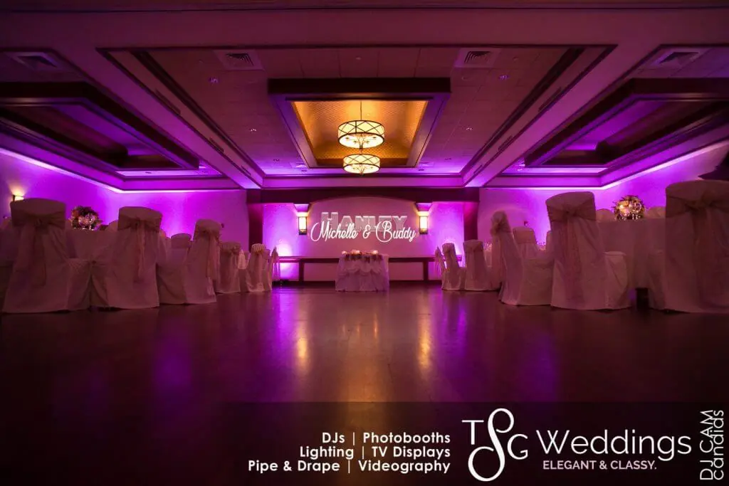 Wedding celebration and lighting at Cafe Escadrille - Burlington, gallery photo 32