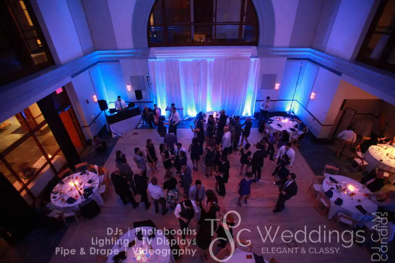 Wedding celebration and lighting at Exchange Conference Center, gallery photo 7