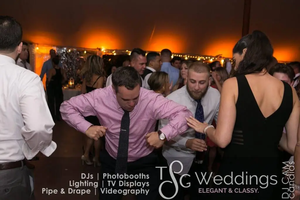 Wedding celebration and lighting at Willowdale Estate, gallery photo 38