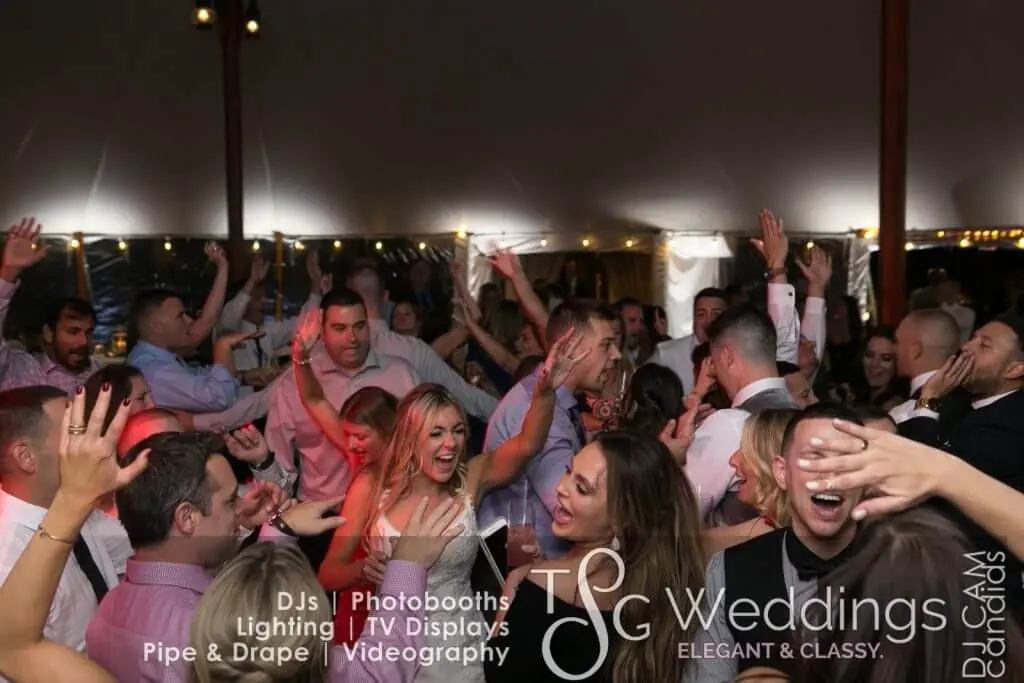 Wedding celebration and lighting at Willowdale Estate, gallery photo 31