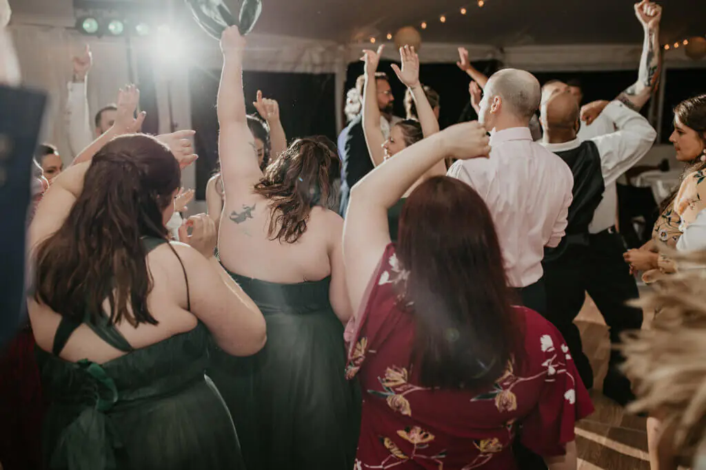 Wedding celebration and lighting at Glen Magna Farm, gallery photo 2