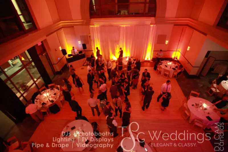 Wedding celebration and lighting at Exchange Conference Center, gallery photo 11