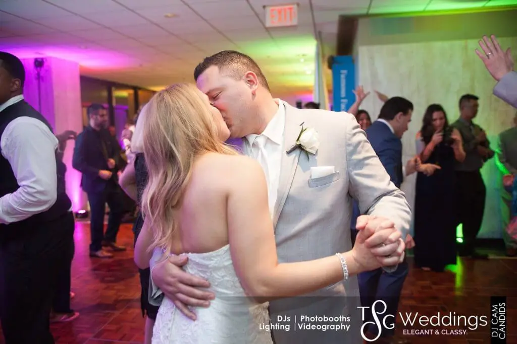 Wedding celebration and lighting at Top Of The Hub / Prudential Tower, gallery photo 6