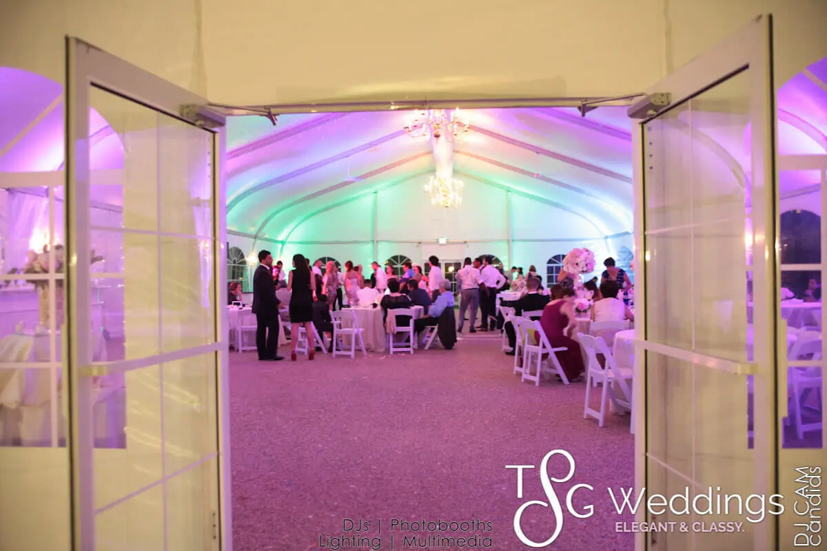 Wedding celebration and lighting at Misselwood At Endicott College, gallery photo 1