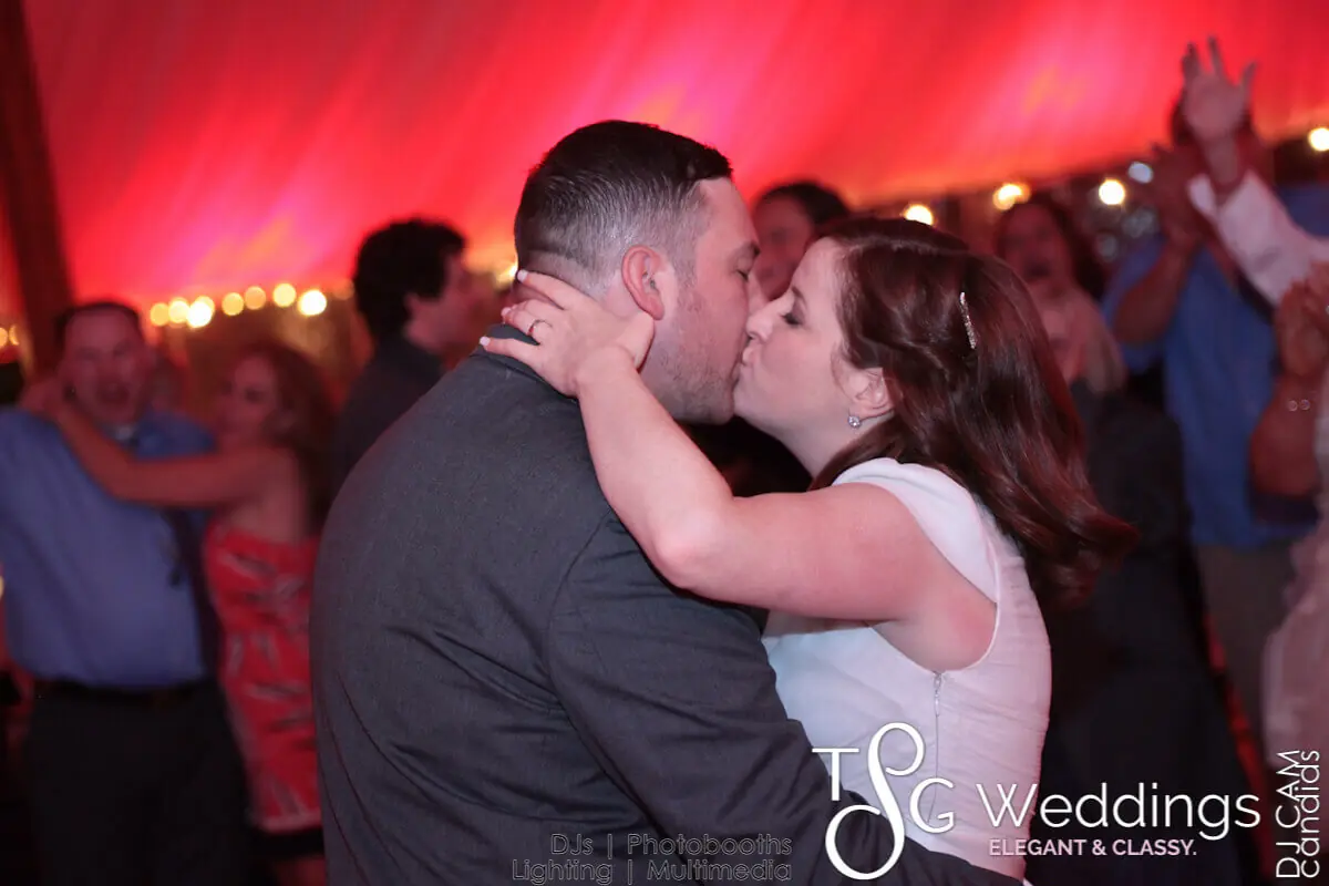 Wedding celebration and lighting at Willowdale Estate, gallery photo 16
