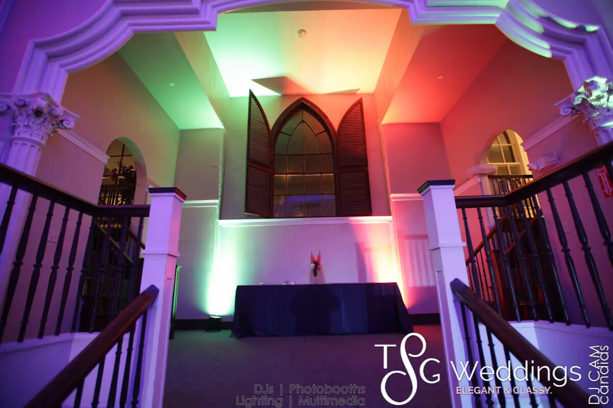 Wedding celebration and lighting at Colonial Hall at Rockafellers, gallery photo 18