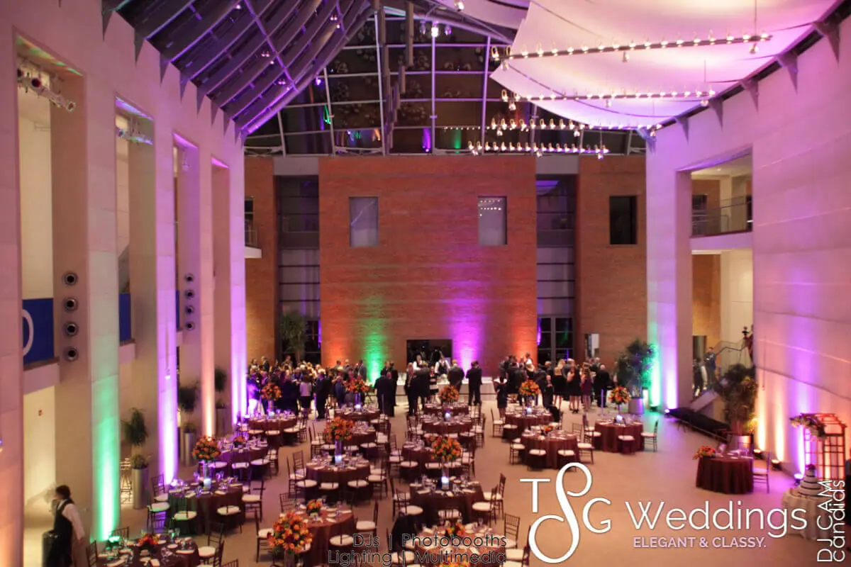 Wedding celebration and lighting at Peabody Essex Museum, gallery photo 8