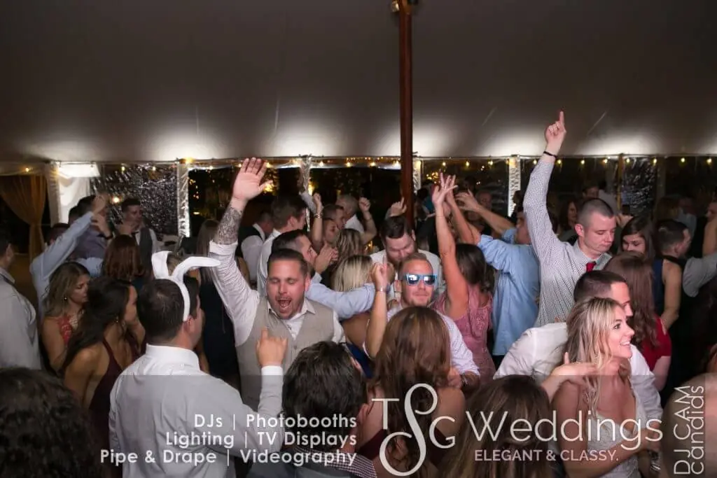 Wedding celebration and lighting at Willowdale Estate, gallery photo 36