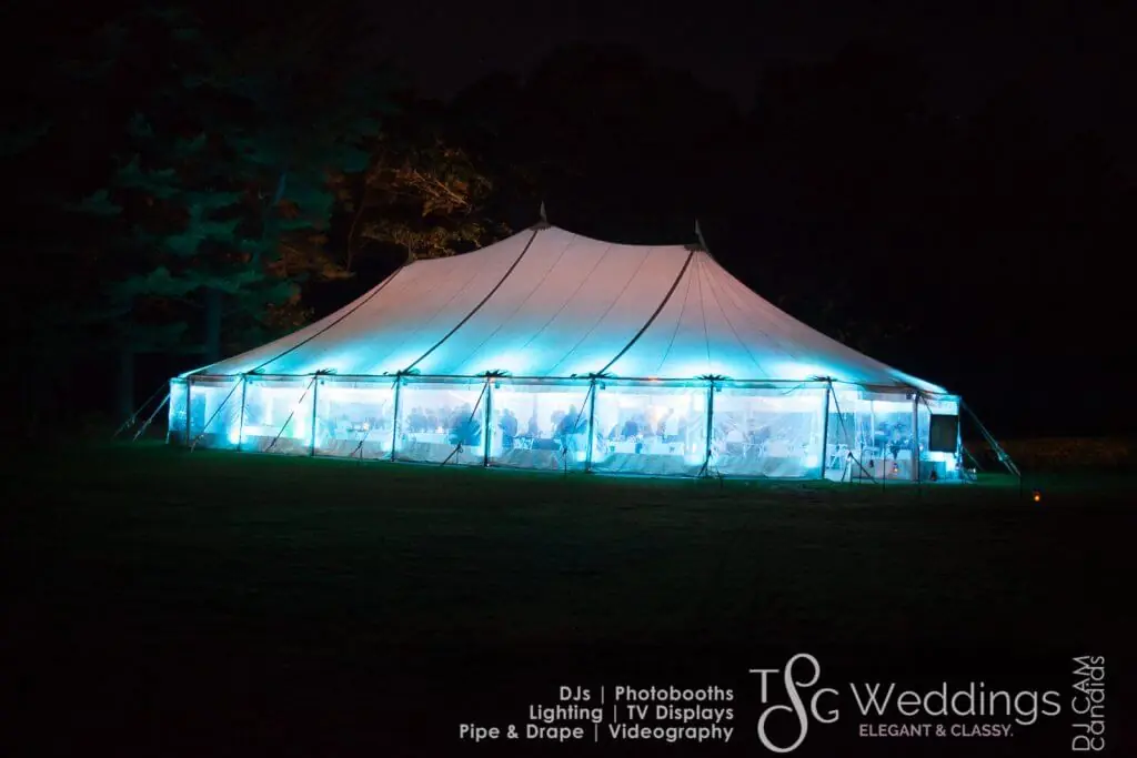 Wedding celebration and lighting at Moraine Farm - Beverly, gallery photo 8