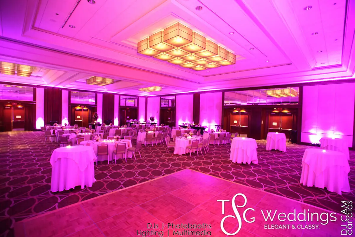 Wedding celebration and lighting at Westin Hotel, gallery photo 13