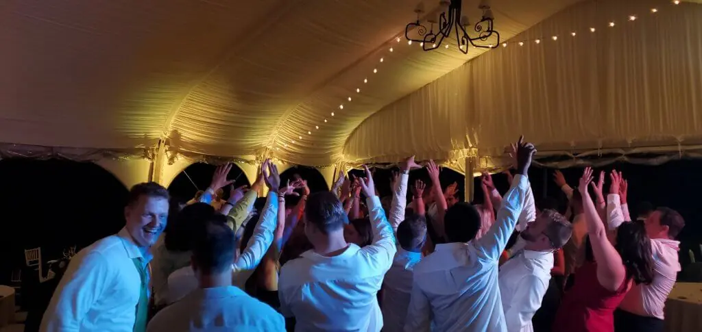 Wedding celebration and lighting at Fruitlands Museum, gallery photo 1