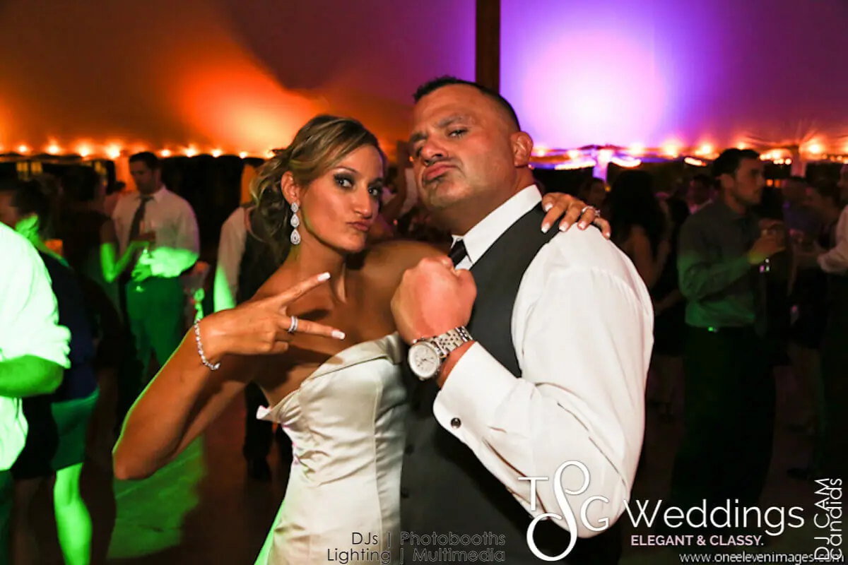 Wedding celebration and lighting at Willowdale Estate, gallery photo 3