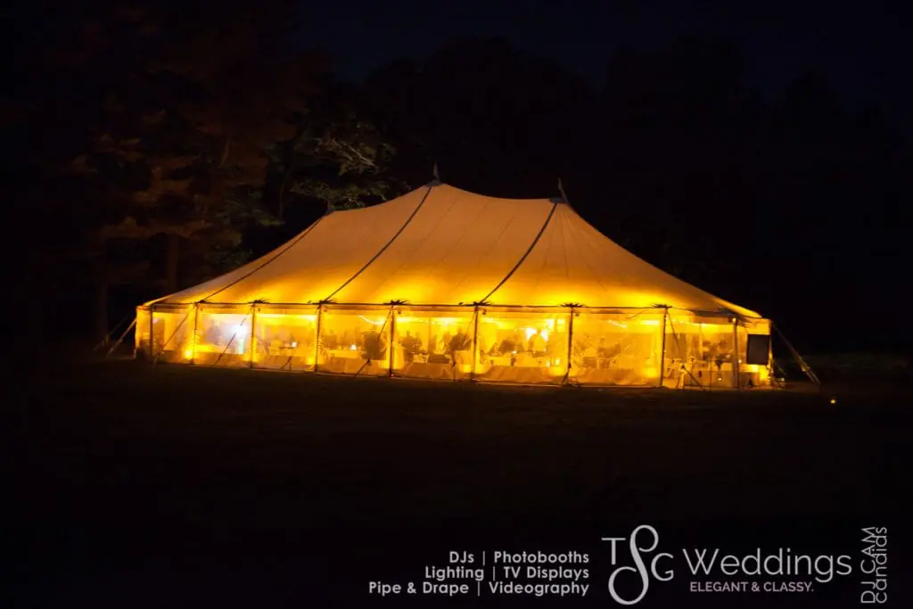 Wedding celebration and lighting at Moraine Farm - Beverly, gallery photo 7