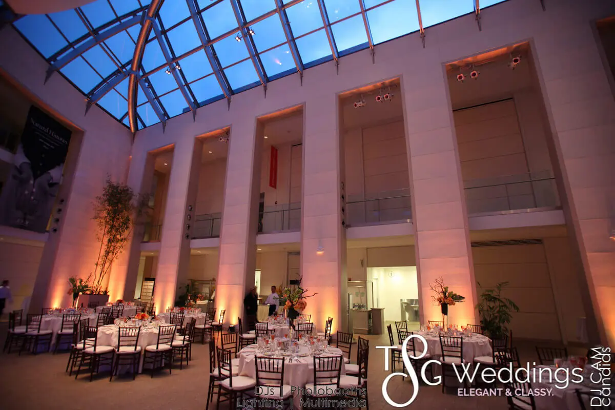 Wedding celebration and lighting at Peabody Essex Museum, gallery photo 14