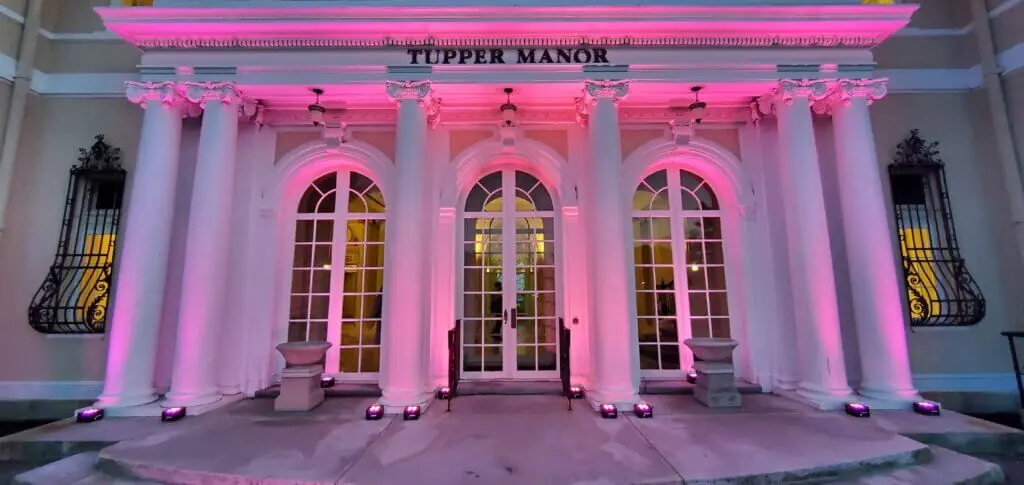 Wedding celebration and lighting at Tupper Manor, gallery photo 10