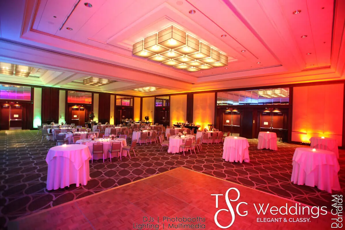 Wedding celebration and lighting at Westin Hotel, gallery photo 19