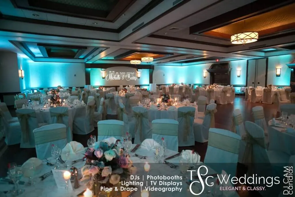 Wedding celebration and lighting at Cafe Escadrille - Burlington, gallery photo 25