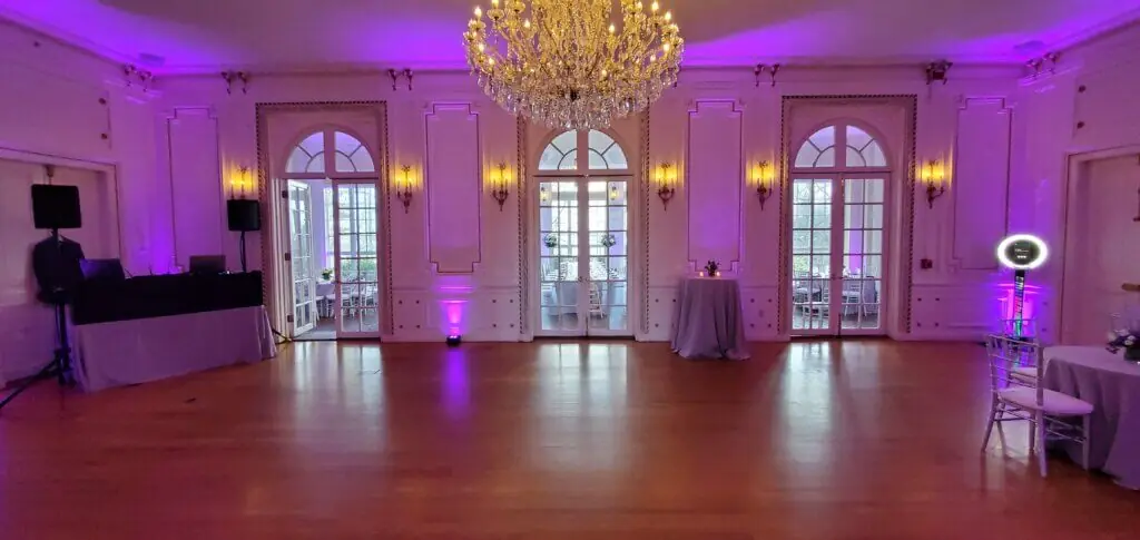 Wedding celebration and lighting at Tupper Manor, gallery photo 21