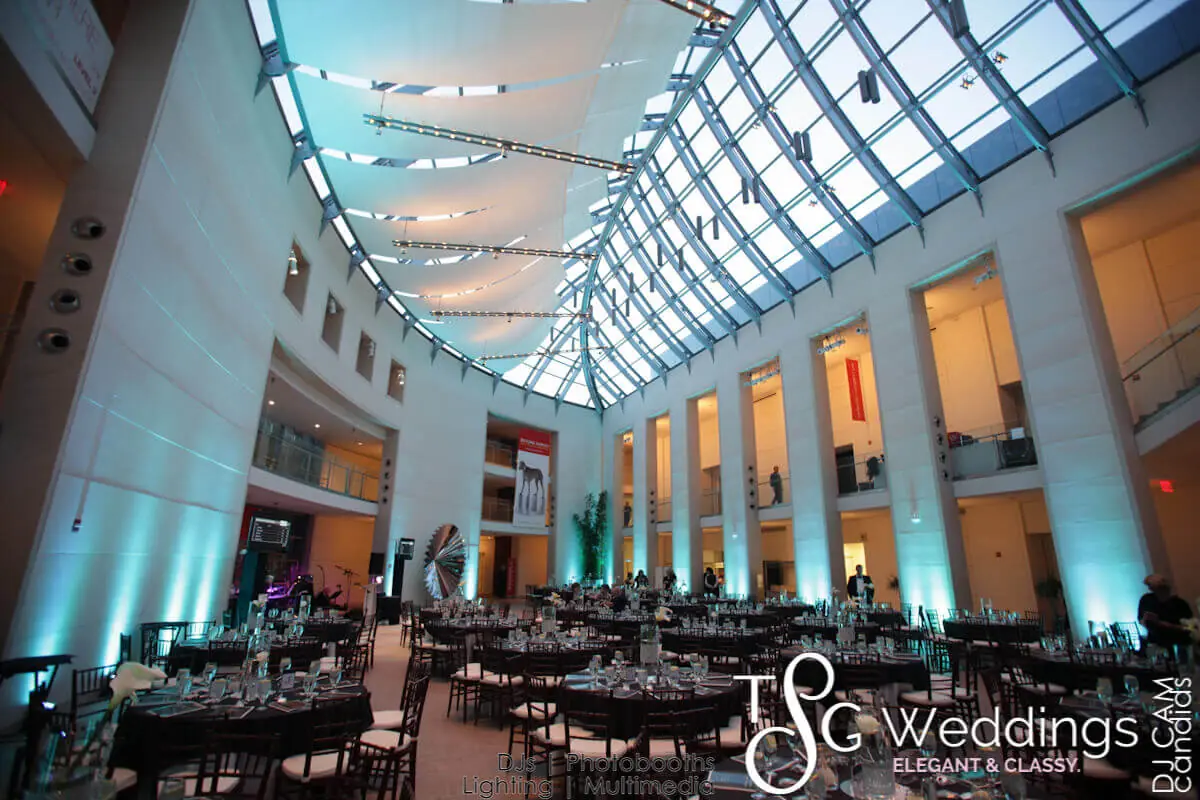 Wedding celebration and lighting at Peabody Essex Museum, gallery photo 13