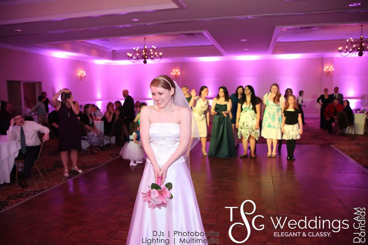 Wedding lighting at Host Hotel & Conference Center