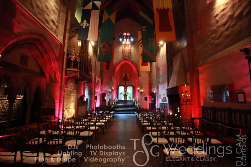 Wedding celebration and lighting at Hammond Castle, gallery photo 2