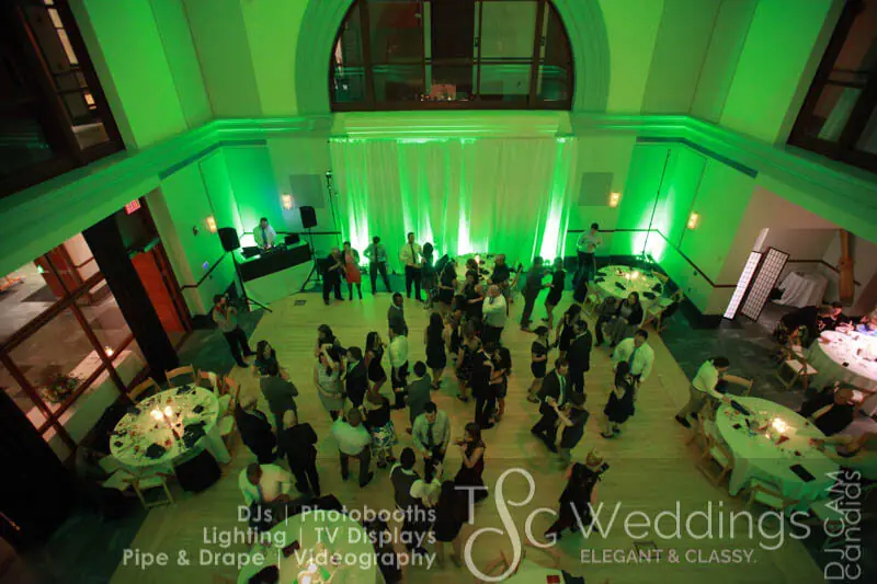 Wedding celebration and lighting at Exchange Conference Center, gallery photo 8