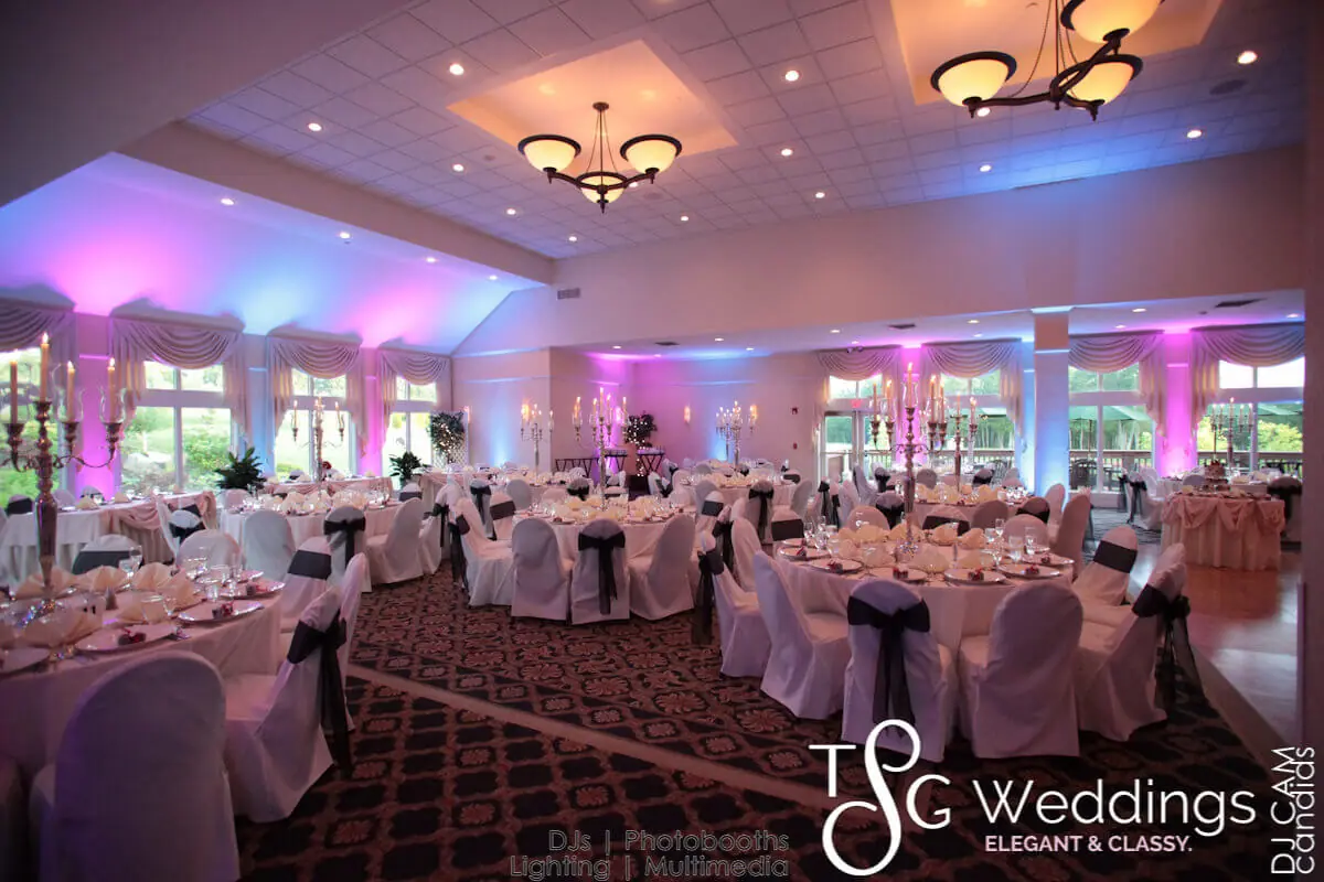 Wedding celebration and lighting at Atkinson Country Club, gallery photo 10